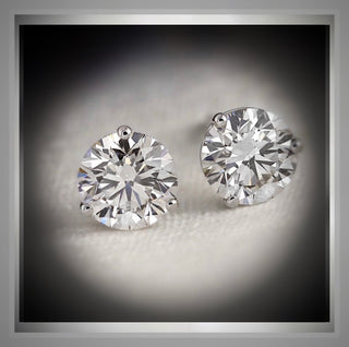 ON SALE *** 4.00 Ct. Martini  Style Earrings ** By Chelsea Leigh and Company