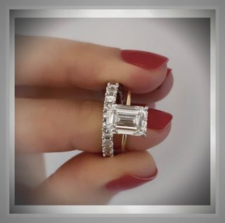On SALE***Superior Quality***3.00 Ct Ct Emerald Cut Diamond Solitaire Engagement Ring  ***By Chelsea Leigh and Company
