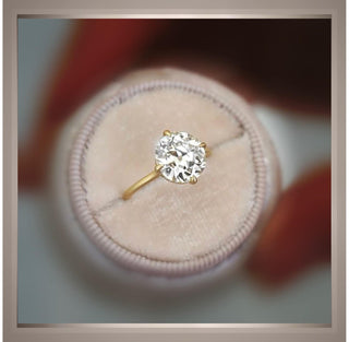 1.60 Ct. Brilliant Cut Round Diamond Solitaire w/ East West Prongs  Engagement Ring VS2 *** By Chelsea Leigh and Company
