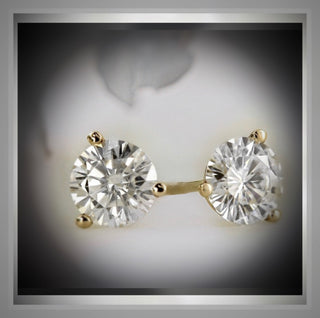 4.00 Ct. Martini  Style Earrings VVS2 *** By Chelsea Leigh and Company