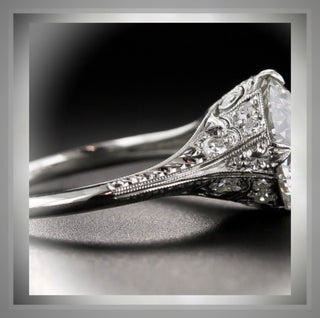 2.03 Ct Edwardian Antique Vintage Style, CIRCA 1900 Diamond Engagement Ring *** By Chelsea Leigh and Company
