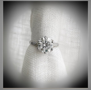 2.55 Ct Edwardian Antique Vintage Style Diamond BLOOMINGTON STYLE, Engagement Ring VS1*** By Chelsea Leigh and Company