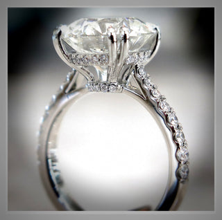 Quick SHIP ** On SALE *** 2.82  Carat Brilliant Cut Round Diamond Solitaire Engagement Ring   *IGI Certified ***By Chelsea Leigh and Company