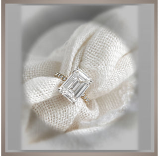 On Sale ***4.40 Ct Emerald Cut Diamond Solitaire  VS1 E *** By Chelsea Leigh and Company