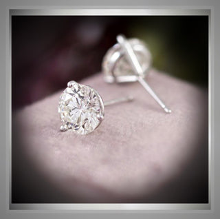 On Sale *** 2.50 Ct. Martini  Style Earrings VVS2 By Chelsea Leigh & Company