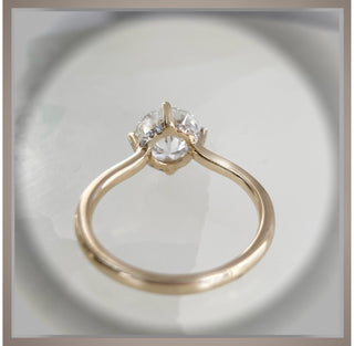 1.60 Ct. Brilliant Cut Round Diamond Solitaire w/ East West Prongs  Engagement Ring VS2 *** By Chelsea Leigh and Company