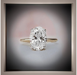 On Sale*** 2.00 Ct  Brilliant Cut Oval Diamond Solitaire Engagement Ring  *** By Chelsea Leigh and Company