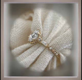 2.62  Ct  Edwardian Antique Vintage  Style  Diamond  Old Mine Cut  Engagement Ring *** By Chelsea Leigh & Company