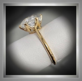 3.00 Carat OEC Old European cut Diamond Antique Vintage Style  Engagement Ring *** By Chelsea Leigh and Company