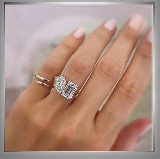 Toi et Moi  4.01 Carat Two Stone Diamond Ring   VVS2 E