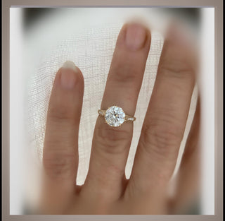 On Sale** 2.55 Carat Edwardian Antique Style  Diamond Engagement Ring  *** By Chelsea Leigh and Company