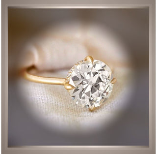 1.60 Ct. Brilliant Cut Round Diamond Solitaire w/ East West Prongs  Engagement Ring VS2 *** By Chelsea Leigh and Company