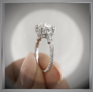 2.40 Carat Edwardian Antique Vintage Style Rose Cut Diamond Engagement Ring *** By Chelsea Leigh and Company