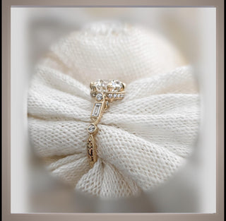 2.62  Ct  Edwardian Antique Vintage  Style  Diamond  Old Mine Cut  Engagement Ring *** By Chelsea Leigh & Company