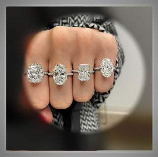 On Sale *** 4.10 Carat Oval Diamond Solitaire Engagement Ring   VS1  Platinum By: Chelsea Leigh and Company