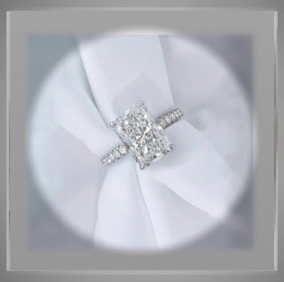 Gorgeous*** 4.62 Carat  Radiant Cut Diamond Solitaire Engagement Ring   *** IGI Certified***By Chelsea Leigh and Company
