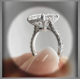 Just Reduced * 4.20 Carat Brilliant Cut Oval Diamond Solitaire Engagement Ring VS1  *** By Chelsea Leigh and Company