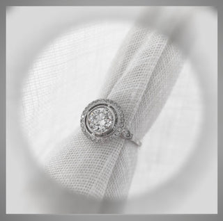 2.08 Carat Edwardian Antique Vintage Style  Filigree Diamond Engagement Ring *** By Chelsea Leigh and Company