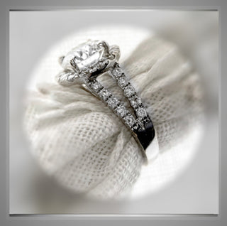 QUICK ship***3.00 Ct Round  Halo with Brilliant Cut Round Diamond Engagement Ring  *** By Chelsea Leigh and Company