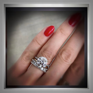 On Sale *** 4.05 Carat Brilliant Cut Round Diamond Solitaire Engagement Ring   *** FREE WEDDING BAND*** By Chelsea Leigh and Company