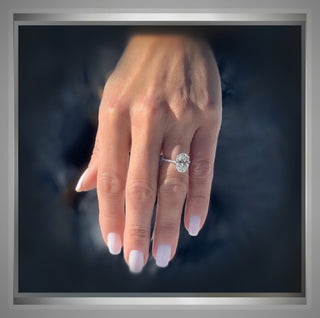 On**SALE** 2.25 Carat Brilliant Cut Oval Diamond Solitaire Engagement Ring VS1 ***by Chelsea Leigh and Company