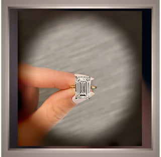 ON SALE*** 5.00 Ct  Emerald Cut Diamond Solitaire VVS2  ***Save 20k *** By Chelsea Leigh and Company