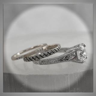 New Sale Price *** 2.50 Ct. Edwardian Antique Vintage Style Round Diamond HANDCRAFTED  Engagement Ring   ***  By Chelsea Leigh & Company