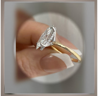 On SALE***3.15 Ct Marquise cut Diamond Halo Engagement Ring VS1 By: Chelsea Leigh and Company *** Save 7g