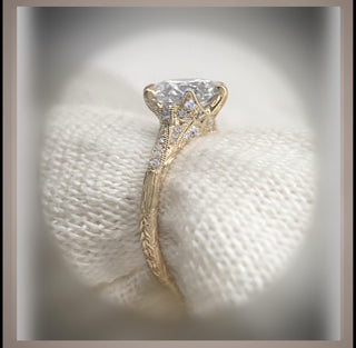 2.03 Carat Edwardian Antique Vintage Style Diamond BLOOMINGTON STYLE, CIRCA 1900 Engagement Ring  *** By Chelsea Leigh and Company