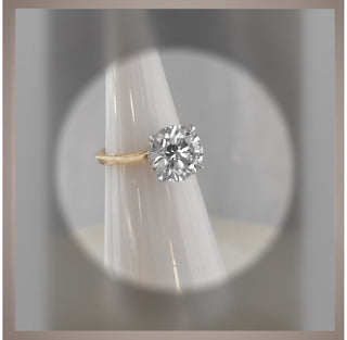 On Sale***3.10 Carat Brilliant Cut Round Diamond Solitaire set in 14K Yellow or White Gold***SAVE 10G **By Chelsea Leigh and Company