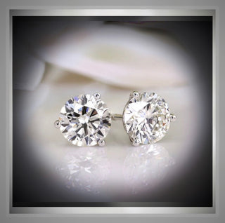 On Sale *** 2.50 Ct. Martini  Style Earrings VVS2 By Chelsea Leigh & Company