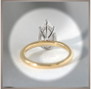 OnSale***3.10 Ct  VS1 Brilliant Cut Pear Diamond Solitaire Engagement Ring *** By Chelsea Leigh and Company