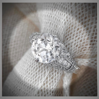 Sale *** 2.60 Ct Antique  Edwardian Vintage Style  OEC Old European  Diamond Engagement Ring  *** By Chelsea Leigh and Company