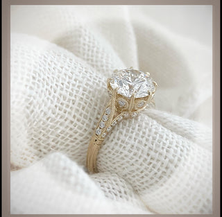 On Sale** 2.55 Carat Edwardian Antique Style  Diamond Engagement Ring  *** By Chelsea Leigh and Company