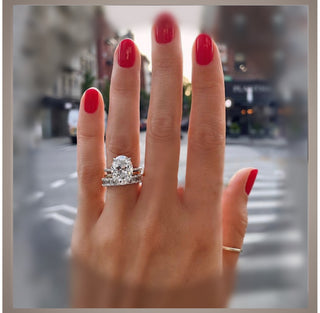 On Sale *** 4.10 Carat Oval Diamond Solitaire Engagement Ring   VS1  Platinum By: Chelsea Leigh and Company