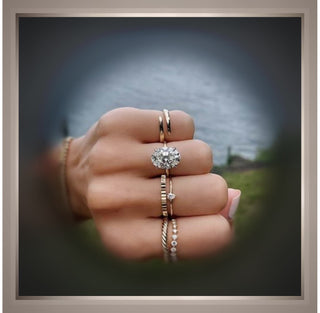 3.00 Ct  Brilliant Cut Oval Diamond Solitaire Engagement Ring   14K & Platinum *** By Chelsea Leigh and Company