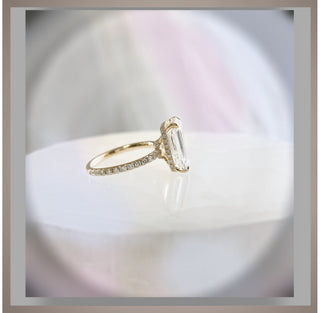 On Sale ***4.40 Ct Emerald Cut Diamond Solitaire  VS1 E *** By Chelsea Leigh and Company