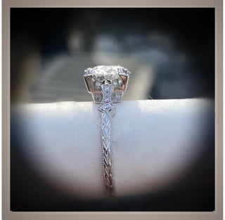 QUICK SHIP ** 2.27 Carat Edwardian Antique Vintage Style Diamond Engagement Ring VVS2 D Platinum *** By Chelsea Leigh and Company