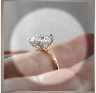 On SALE *** *** 4.60 Carat Brilliant Cut Round Diamond Solitaire  set in 14K Gold *** By Chelsea Leigh and Company
