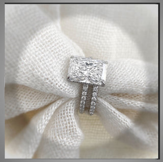 Gorgeous*** 4.62 Carat  Radiant Cut Diamond Solitaire Engagement Ring   *** IGI Certified***By Chelsea Leigh and Company