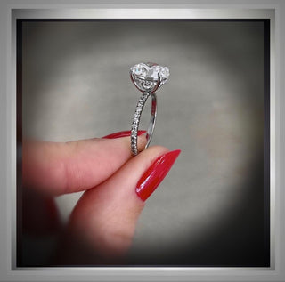 3.55 Carat Brilliant Cut Round Diamond Solitaire Engagement Ring