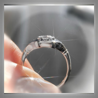 1.50 Cushion Cut Diamond and Sapphire Antique  Vintage Style  Ring Platinum *** By Chelsea Leigh and Company
