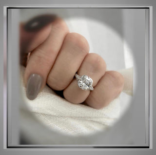 2.75 Ct Old Mine cut Diamond Antique Vintage Style  Engagement Ring  ** By Chelsea Leigh & Company