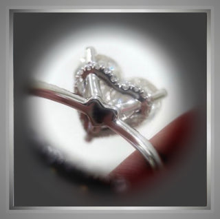 2.35 Carat Heart Cut  Diamond Solitaire Engagement Ring VS2 *** By Chelsea Leigh and Company