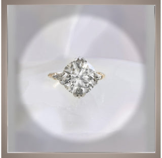 On Sale ***4.10 Carat Brilliant cut Diamond Round  Solitaire Engagement Ring  ***   By Chelsea Leigh and Company