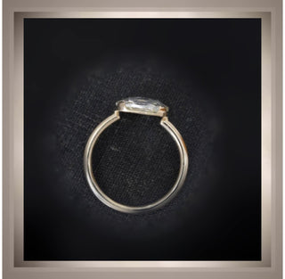 3.00 Ct. Antique Rose Cut Diamond Vintage Style  Engagement Ring *** By Chelsea Leigh & Company
