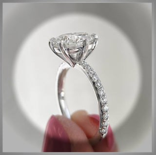 On Sale*** 2.50 Carat Brilliant Cut Round Diamond Solitaire Engagement Ring VS1 F ***By Chelsea Leigh & Company