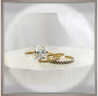 Price Reduced *** 3.00 Carat Old Mine Cut Vintage Style Engagement Ring VVS2 *** By Chelsea Leigh and Company