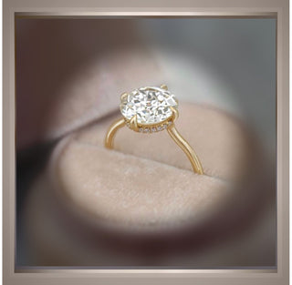 1.60 Ct. Brilliant Cut Round Diamond Solitaire w/ East West Prongs  Engagement Ring VS2 *** By Chelsea Leigh and Company