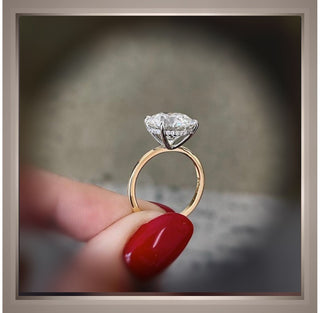 Sale *** 2.30 Carat VS1 E Round  Diamond Solitaire Whisper Thin Engagement Ring  SHOWS BIGGER *** By Chelsea Leigh and Company